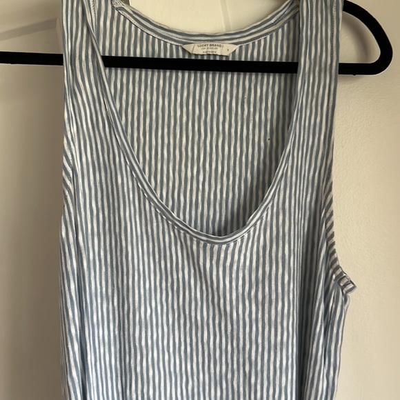 Lucky Brand Blue and White Dress - small - Picture 3 of 4